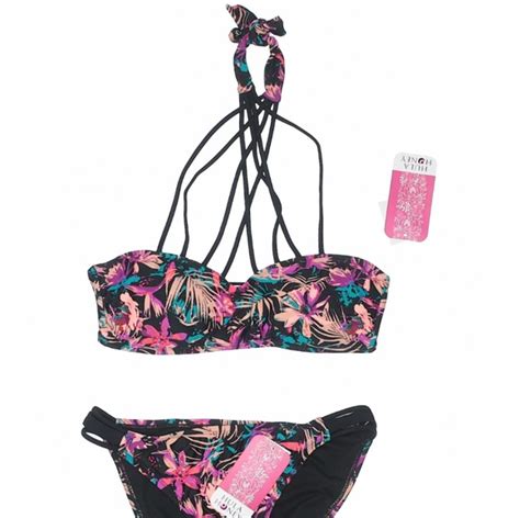 Hula Honey Swim Hula Honey Bikini Twopiece Bathing Suit Floral