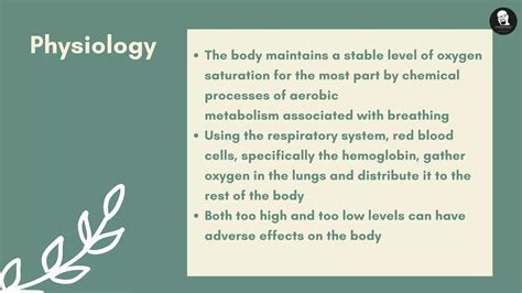 Oxygen saturation basics | PPT