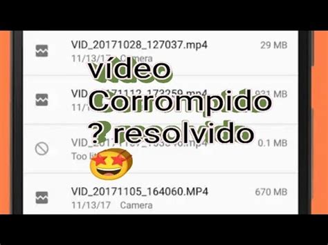 incrível Como restaurar e recuperar vídeo Corrompido pelo Celular