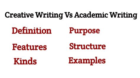 Difference Between Creative Writing And Academic Writing Academic