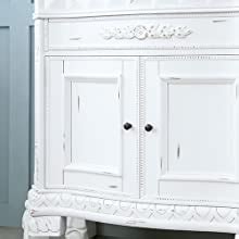 Ove Decors Single Sink Bathroom Vanity In Antique White Amazon