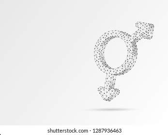 Male Gay Gender Symbols Wireframe Digital Stock Illustration Shutterstock