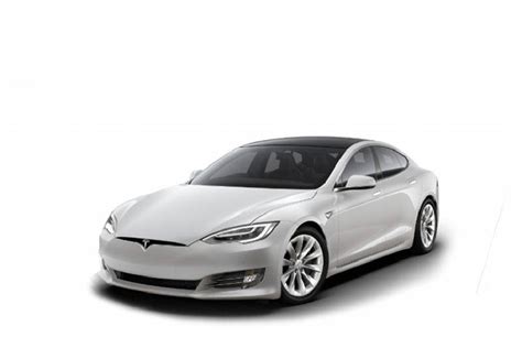 Tesla Model S White Background