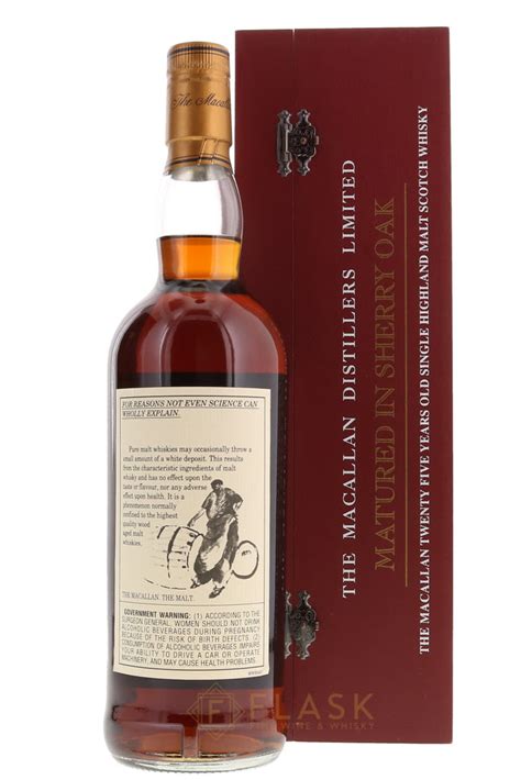 Buy Macallan 25 Year Old Anniversary Malt Early 2000s Red Box 750ml