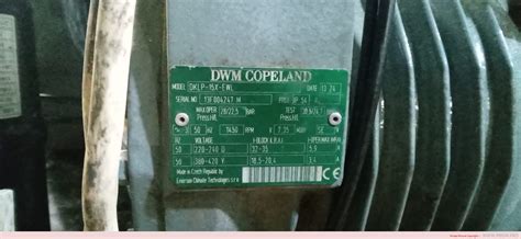 Mbsm Pro Compressor Dklp X Ewl Dwm Copeland Hp Copeland