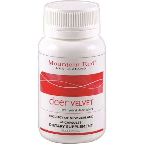 Deer Antler Velvet New Zealand Mountain Red Australian Vitamins