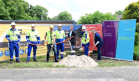 Westconnect Startet Glasfaserausbau In Moers Schwafheim