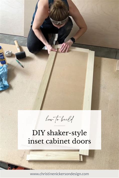 DIY Shaker Cabinet Doors Step By Step Tutorial Shaker Cabinet