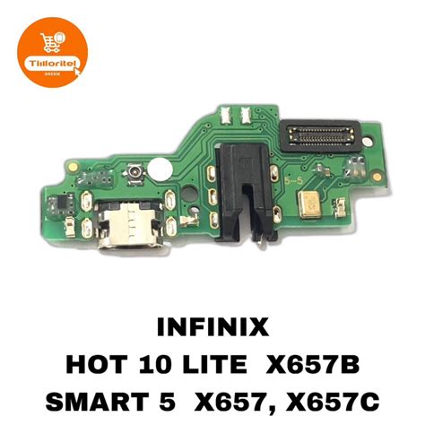 Jual BOARD CONNECTOR CHARGER INFINIX SMART 5 X657 X657C PCB KONEKTOR INFINIX HOT 10 LITE