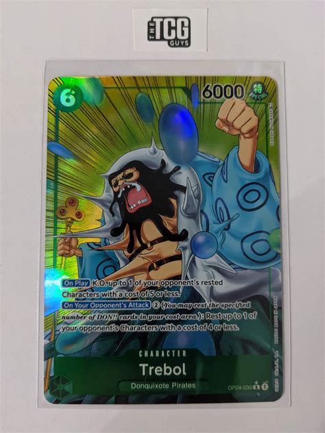 One Piece Card Game - Trebol OP04-030 Alt Art Rare English! OPTCG