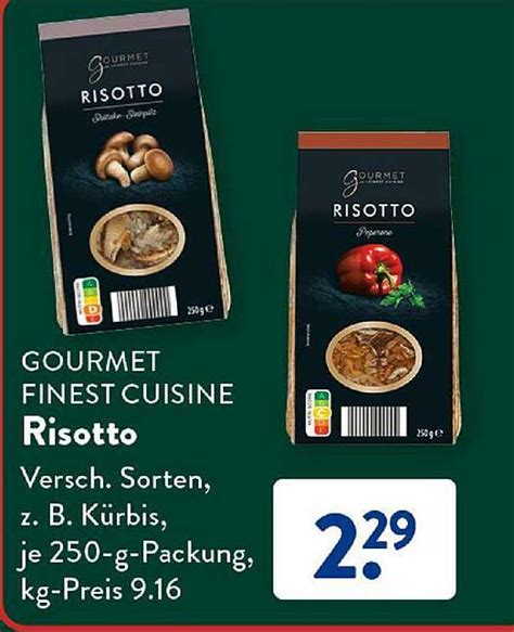 Gourmet Finest Cuisine Risotto Angebot Bei Aldi S D Prospekte De