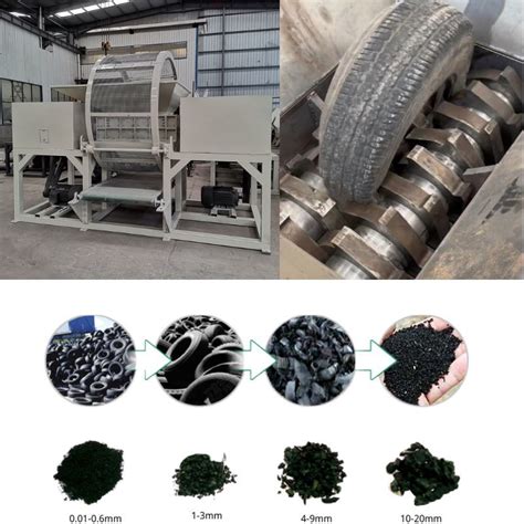 Used Tire Cutting Machine New Recycling Rubber Granule Tire Shredder