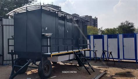 Steel Modular 6 Seater Mobile Toilet Van At Rs 55000 In Gandhinagar