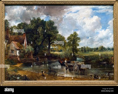 The Hay Wain by John Constable, oil on canvas, 1821 Stock Photo - Alamy