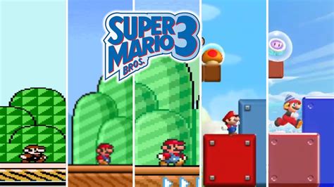 Super Mario Bros 3 Versions Comparison NES Vs SNES Vs GBA Vs Wii