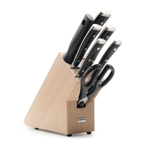 Wusthof Classic Ikon 8 Piece Knife Block Set V2 9875 House Of