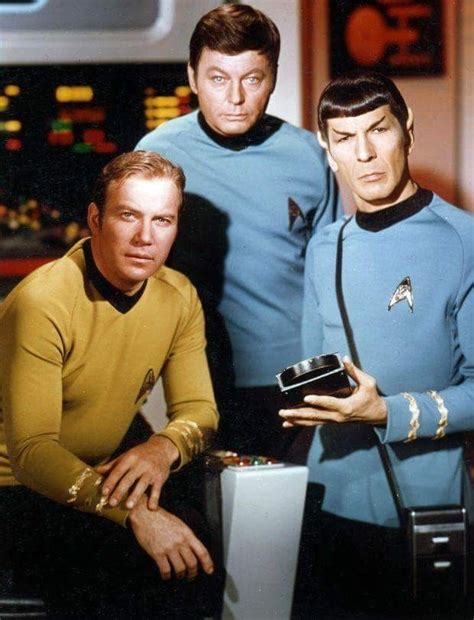 Capt Kirk Dr McCoy And Cmdr Spock Star Trek Tv Star Trek 1966