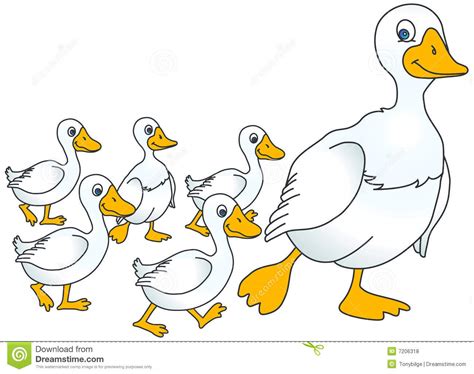 Goose family clipart - Clipground