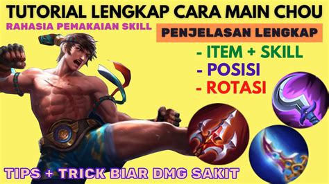 TUTORIAL CARA MAIN CHOU REVAMP TERBARU 2022 DI MOBILE LEGENDS TIPS