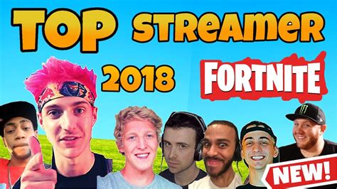 Top 10 Fortnite Streamers Of 2018 YouTube