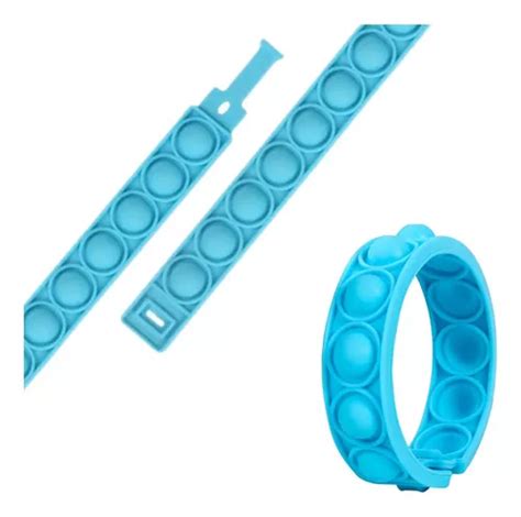 Pulseira Pop It Hand Fidget Toy Brinquedo Sensorial Apertar Cor