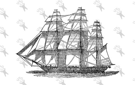Tall Ship Drawing at GetDrawings | Free download