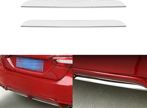 Xotic Tech Rear Bumper Lower Lip Cover Trim Chrome