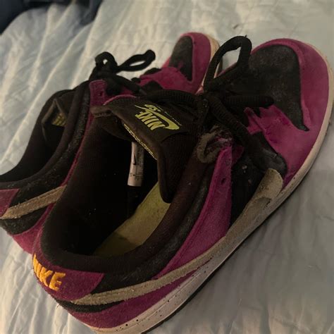 Nike Sb Dunk Low Pro Acg Terra Red Plum Skated Depop