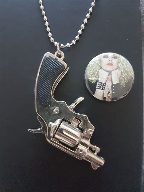 Nancy Spungen Gun Pistol Neckchain Necklace Sex Pistol Punk Etsy