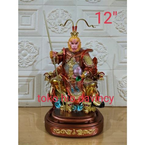 Jual Original Patung Dewa Kera Sakti Sun Go Kong Tai Sing Duduk