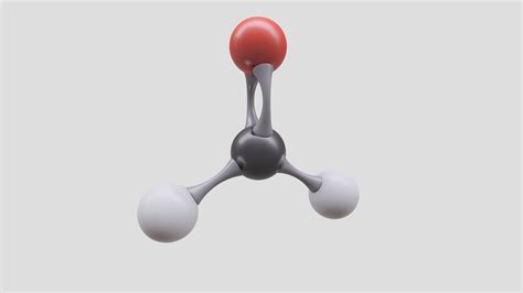 Formaldehyde Molecule With PBR 4K 8K 3D Model TurboSquid 1943799