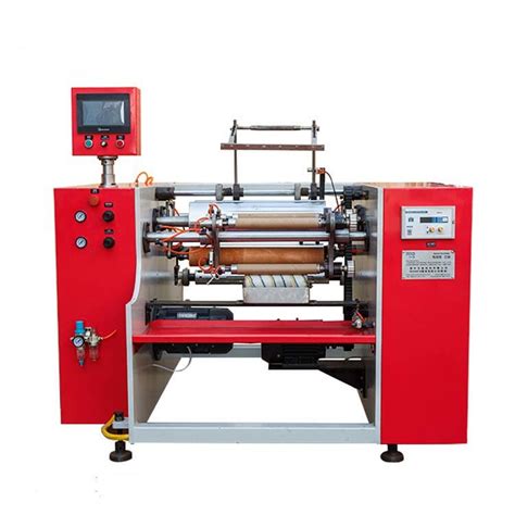 3 Shaft Semi Aluminium Foil Rewinding Machine China Silicon Paper