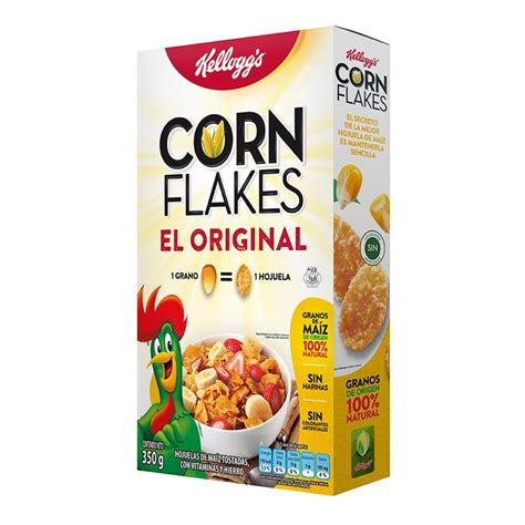 Hojuelas De Maíz Corn Flakes Kelloggs Caja 350 G Wong