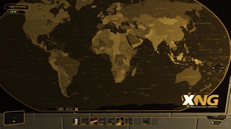 Deus Ex Random World Map Found In Office Found In The Ga… Flickr