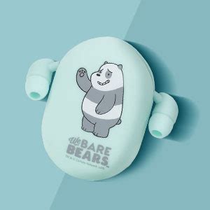 MINISO We Bare Bears Lovely Wired In Ear Headphone With Free Storage