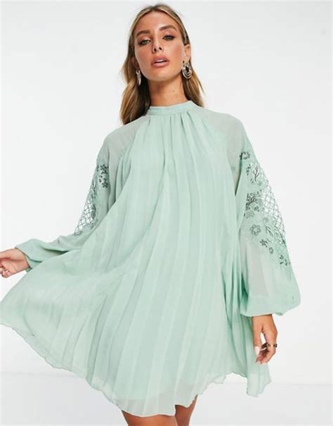 ホッブスロンドン レディース ワンピース トップス Reese Dress Ocean Green Kirimajagaruda