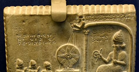 The Sun God Tablet Or The Tablet Of Shamash From Sippar Illustration