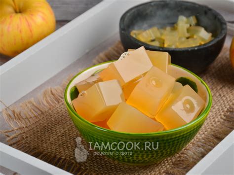 Мармелад из яблочного сока с агар-агаром в домашних условиях — рецепт с ...