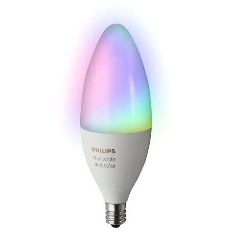 Philips (450LM) Hue White and Color (RGB) Ambiance LED E12 Candle Smart Bulb (Used) - Walmart.com