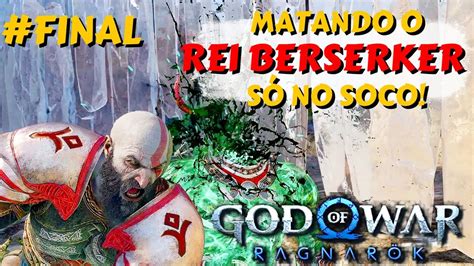 Matando TODOS os BERSERKERS SÓ NO SOCO GOD OF WAR RAGNAROK FINAL