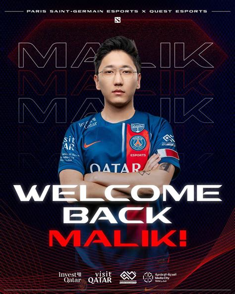 Malik стал новым оффлейнером PSG Quest