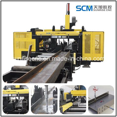 Multi Spindle H Beam Drilling Machine For Steel Structure Fabrication