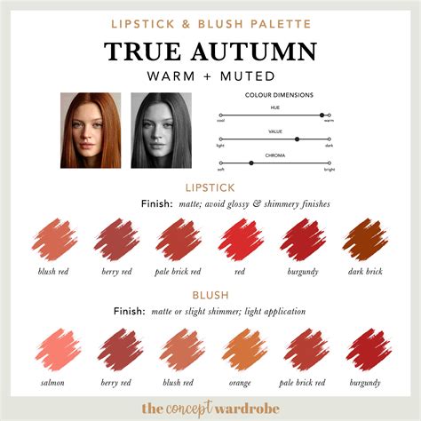 The True Autumn Make Up Palette The Concept Wardrobe Soft Autumn