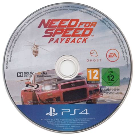 Need For Speed Payback Cover Or Packaging Material Mobygames