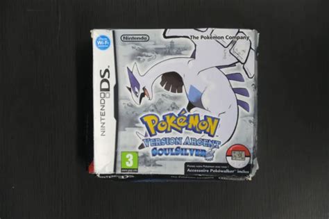 Pok Mon Soulsilver Version Argent Boite Vide Nintendo Ds Complet Pal Fr