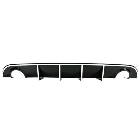 Ikon Motorsports Compatible With 15 23 Dodge Charger Srt V3 Style Rear Diffuser With White