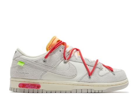 Off White X Dunk Low Lot 40 Of 50 Nike DJ0950 103 Sail Neutral