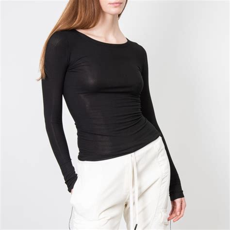 Black Ribbed Modal Longsleeve Wolfensson