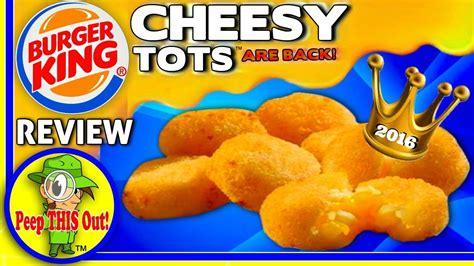 Burger King Cheesy Tots Commercial 2019 Burger Poster