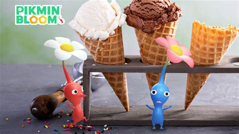 Ice Cream Decor Pikmin Are On The Way To Pikmin Bloom Gonintendo